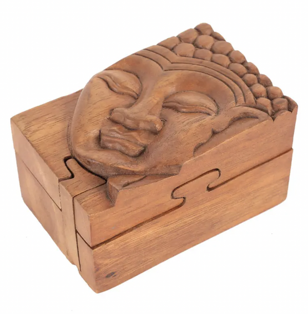 Buddha Wood Puzzle Box