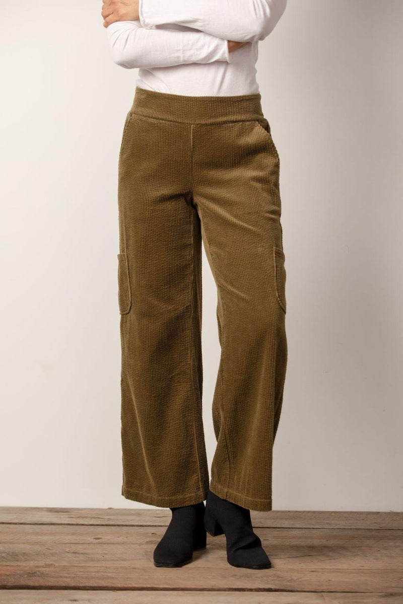 Olive Easy Cord Pant