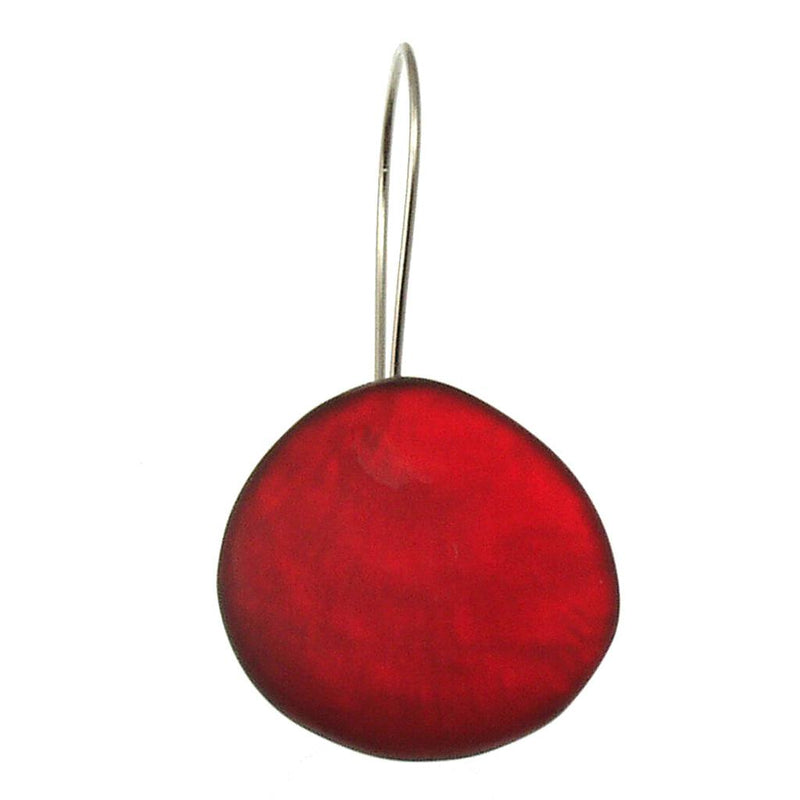 Red Resin Earring