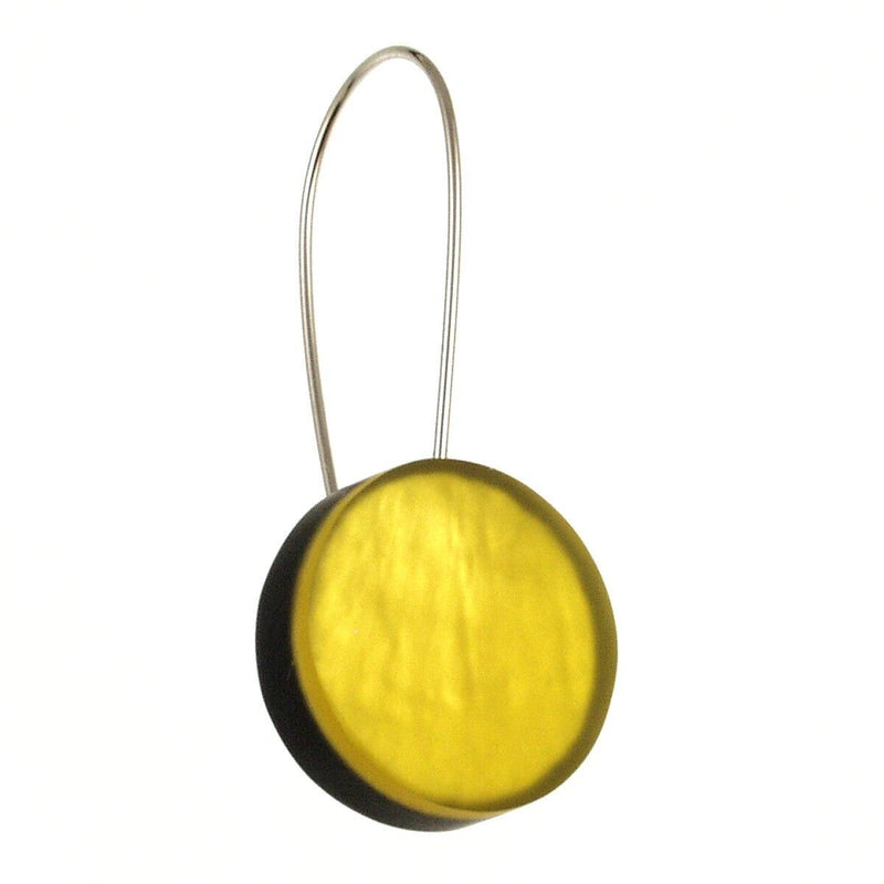 Sun Circle Drop Earring