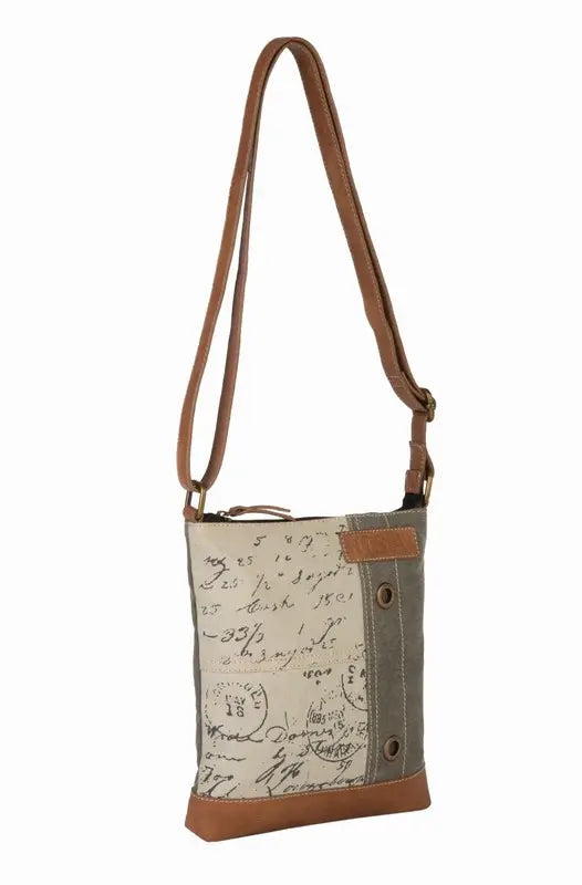 Script Crossbody Bag