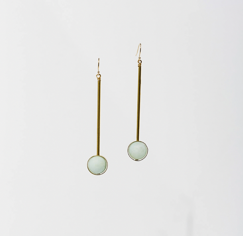 Amazonite Earring