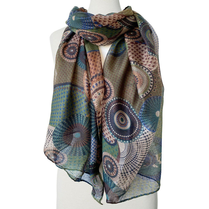 Earth Mandala Scarf