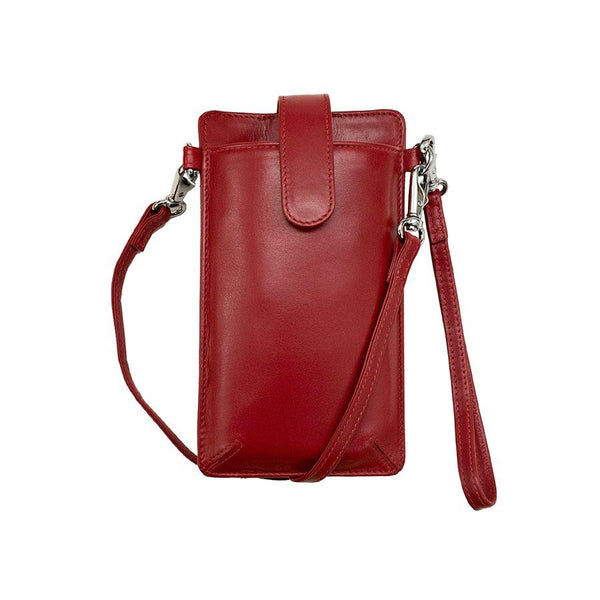 Red Smartphone Wallet Bag