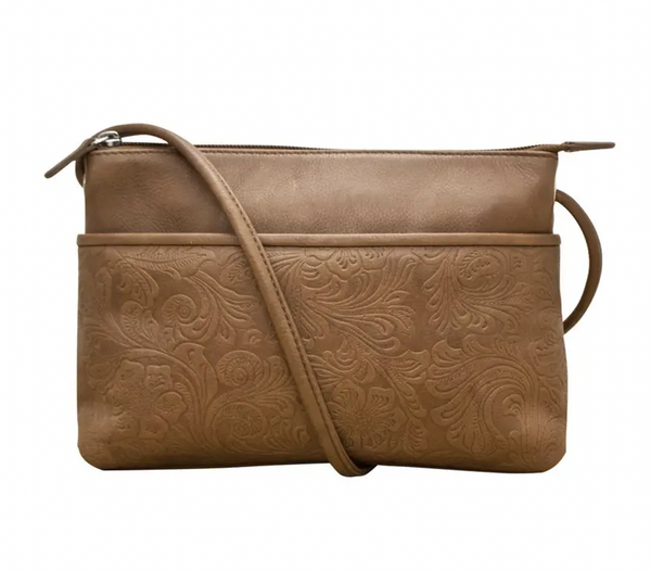 Saddle Leather Embossed Bag