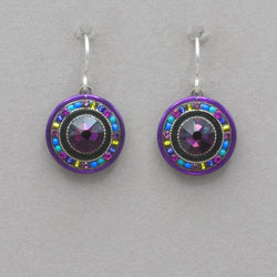 Dolce Amethyst Circle Earring