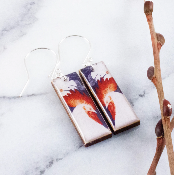 Japanese Rooster Earring