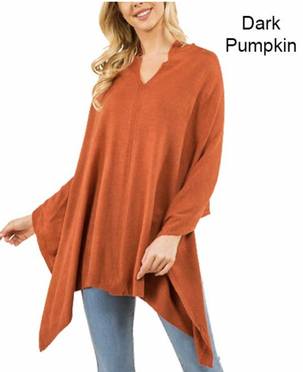 Supersoft Pumpkin Poncho