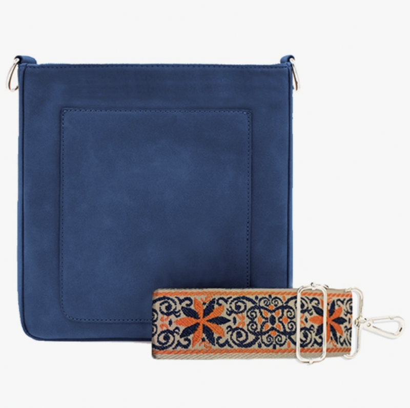 Navy Large Crossbody Bag