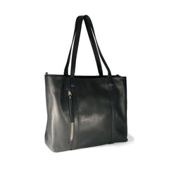 Black Leather Tote