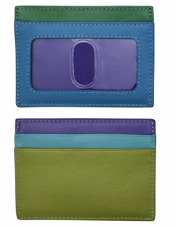 Cool Tropics Leather Credit Card Holder