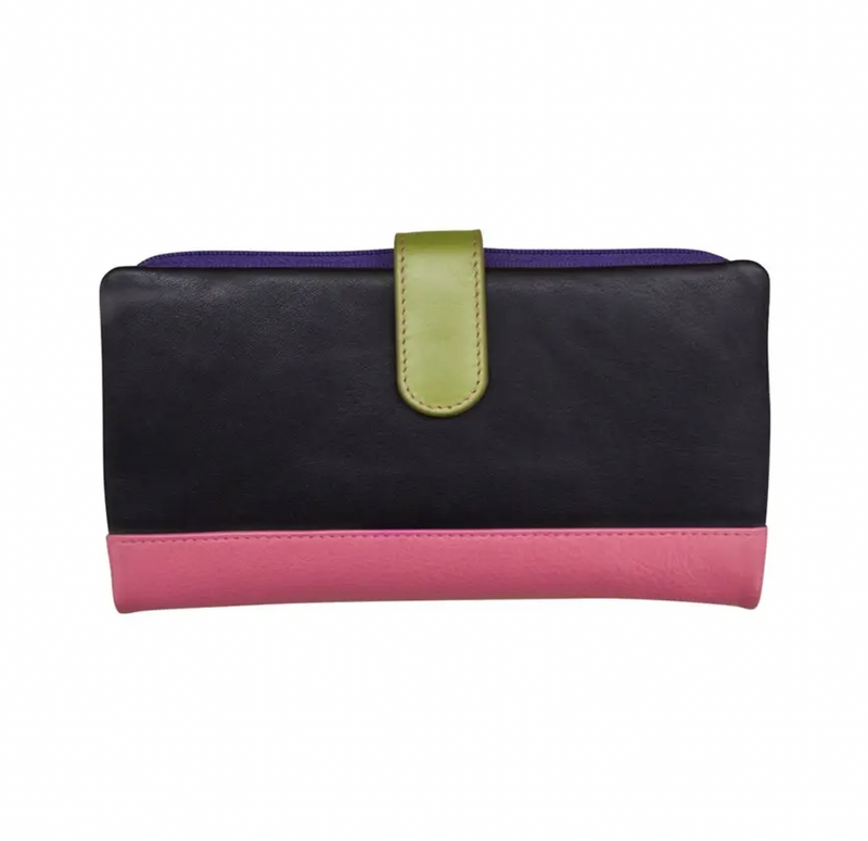 Brights Leather Tab Wallet