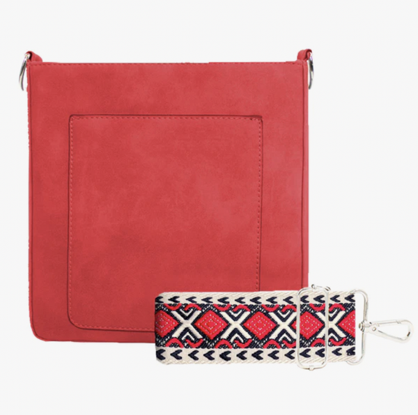Red Ashley Crossbody Bag
