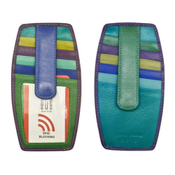 Cool Tropics Leather Credit Card Case