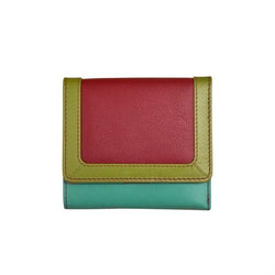 Citrus Color Block Tri-Fold Wallet