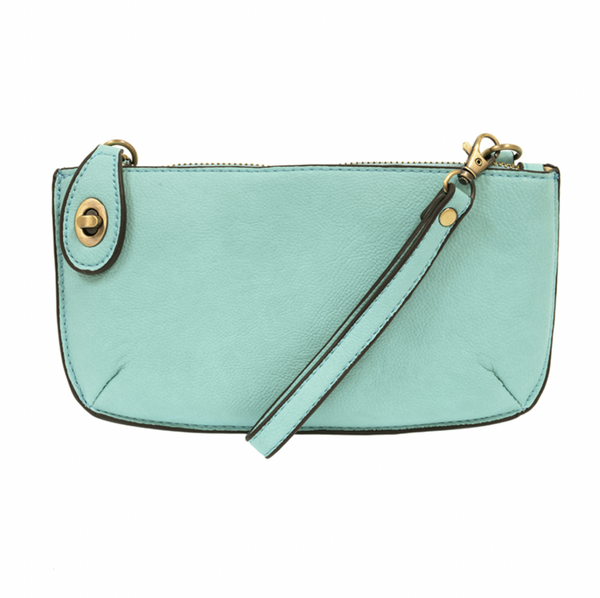 Aqua Wristlet Clutch