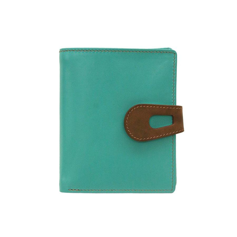 Turquoise Leather Wallet