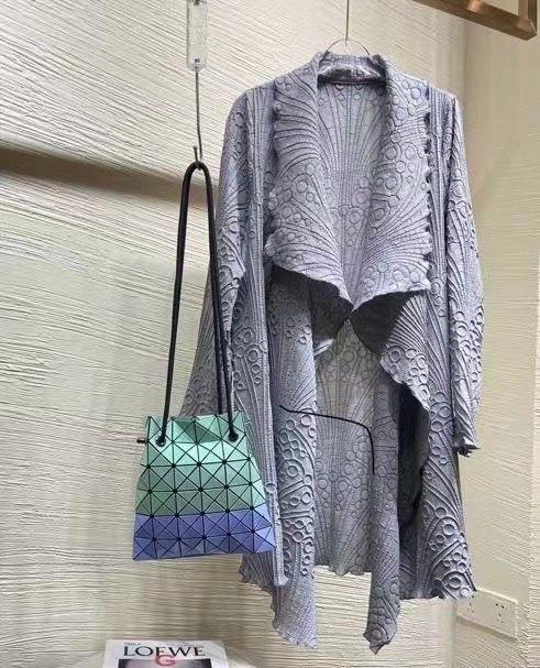 Gray Embossed Jacket