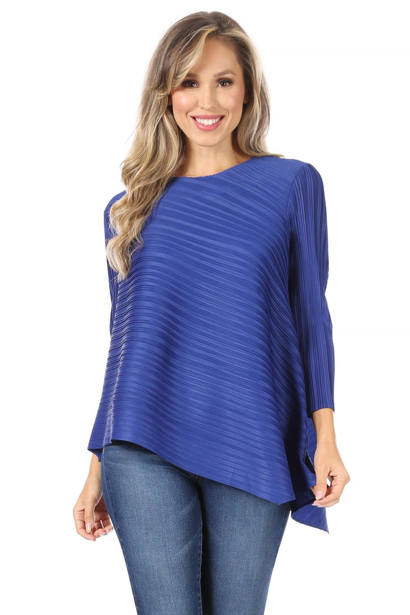 Royal Pleated Top