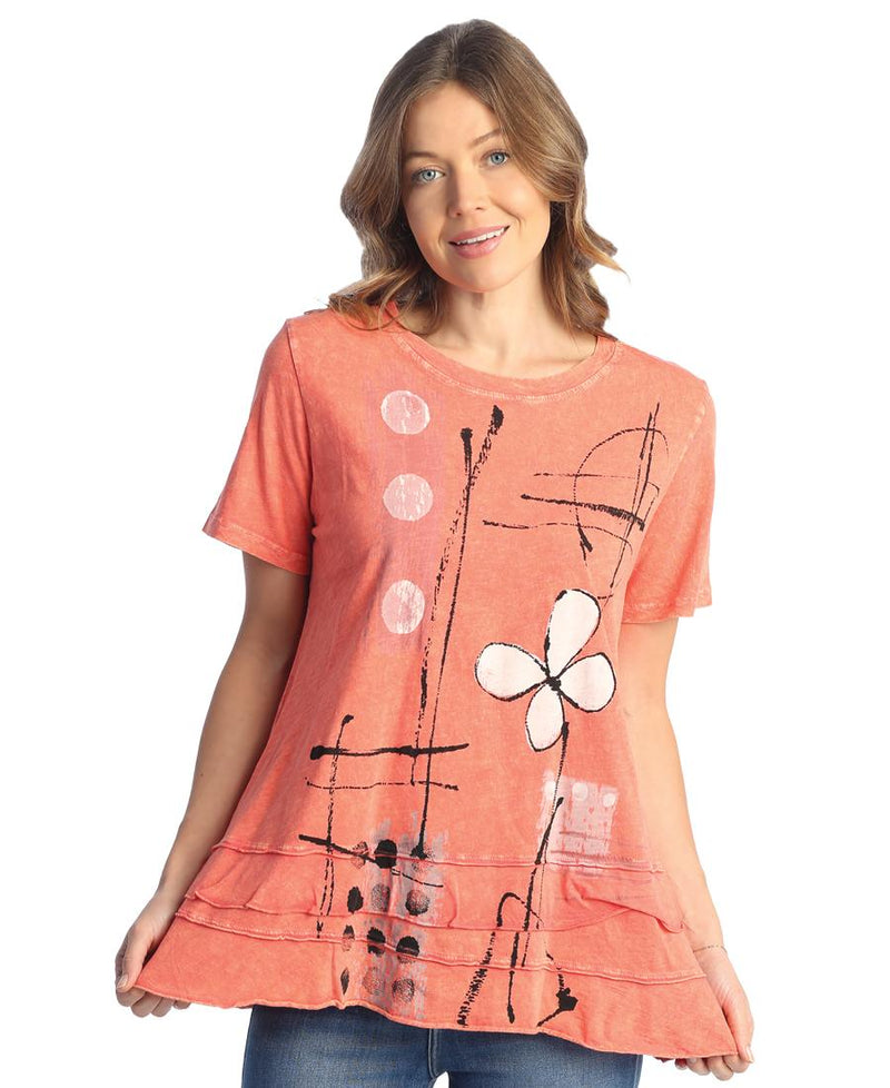Abstract Coral Top