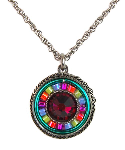 Circle Dolce Crystal Necklace