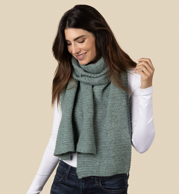 Aqua Rib Scarf