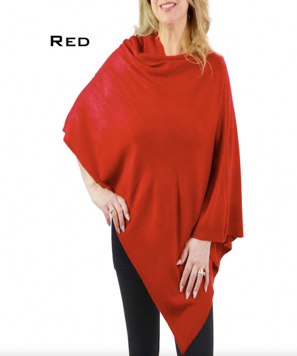Supersoft Red Poncho