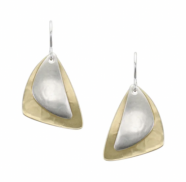 Layered Triangles Earring