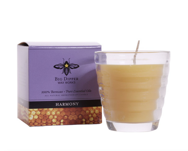 Harmony Beeswax Boxed Glass Candle