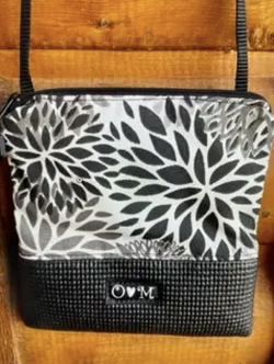 Black Blooms Bag