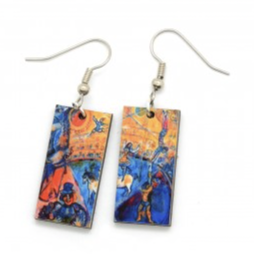 Circus Horse Chagall Earrings