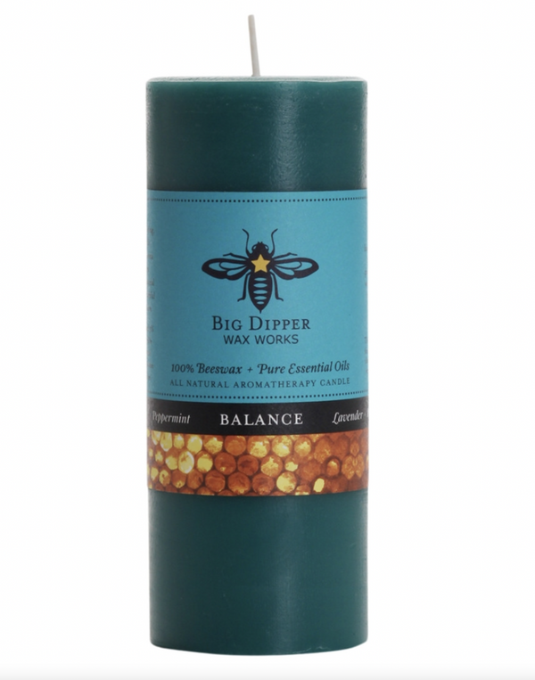 Balance Beeswax Pillar