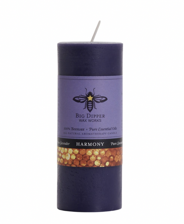 Harmony Beeswax Pillar Candle