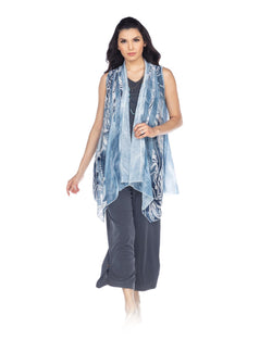 Indigo Panel Tunic Vest