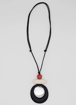 Silver Accent Reese Pendant
