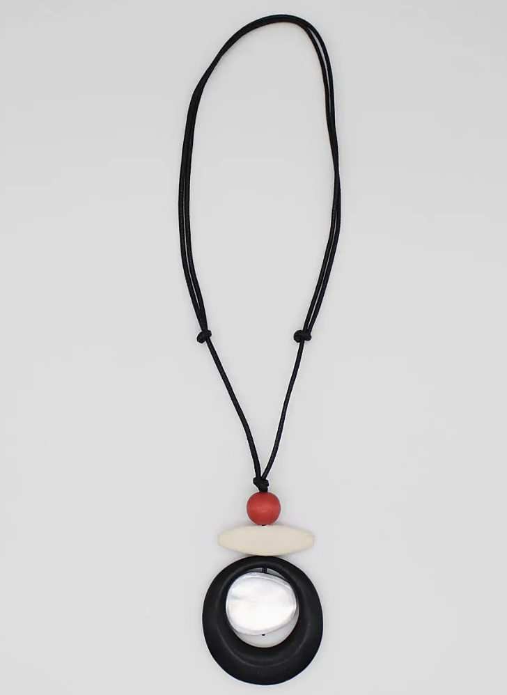 Silver Accent Reese Pendant
