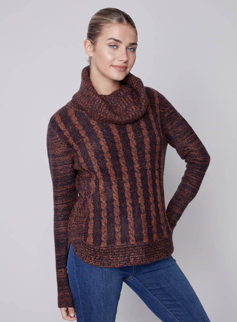 Cinnamon Turtleneck Sweater
