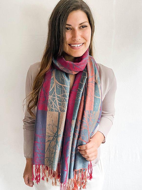 Multi Tree of Life Scarf