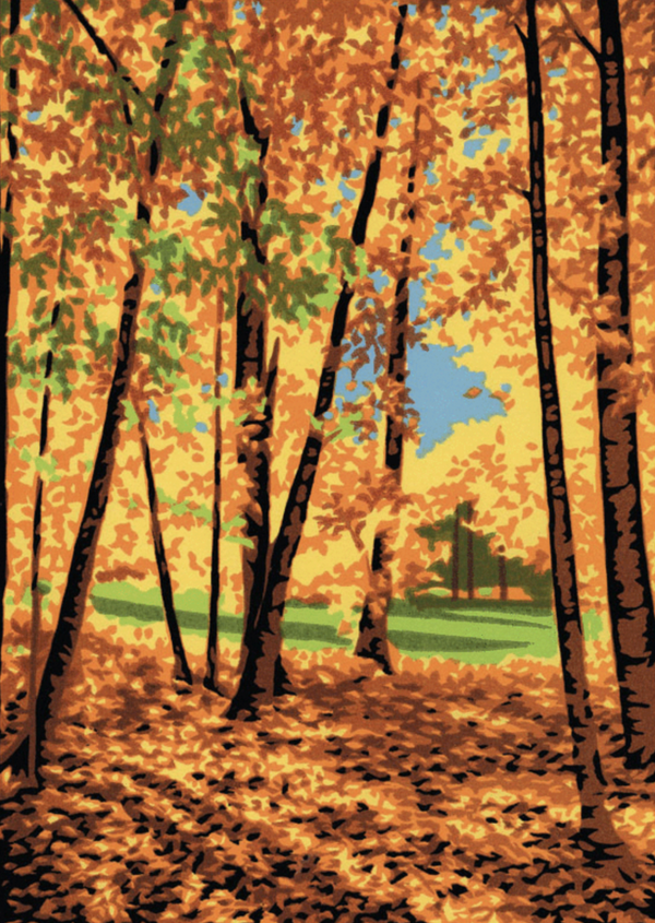 Autumn Woods Birthday Card