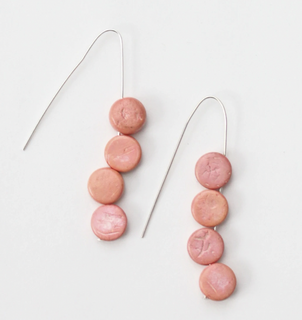 Pink Dots Earring