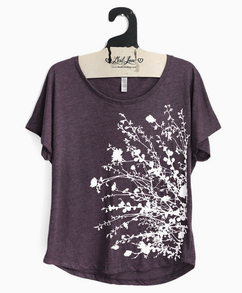 Iris Flowering Dolman Top