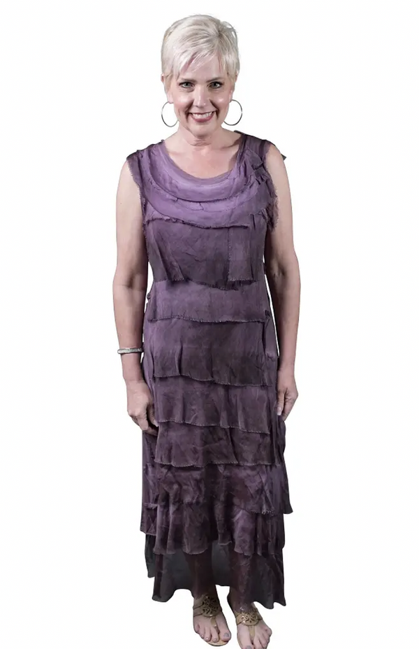 Plum Tier Maxi Dress