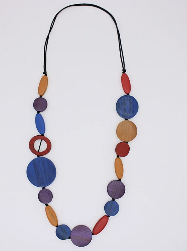 Multi Color Geometric Lucy Necklace