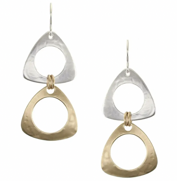Rounded Triangles Earring