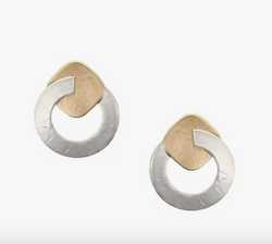 Ring with Square Post Earring