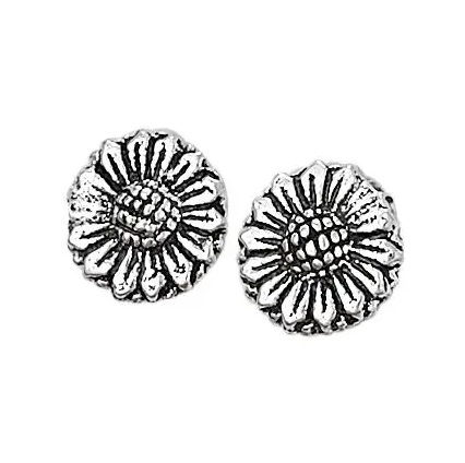 August Blooms Sterling Silver Studs
