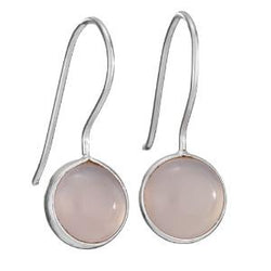 Simple Rose Quartz Earring