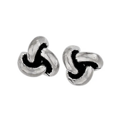 Tied Down Sterling Silver Studs