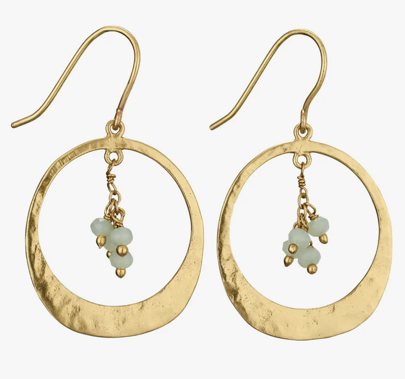 Chalcedony Goddess Earrings