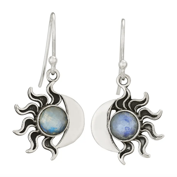 Rainbow Moon Sun/Moon Earring